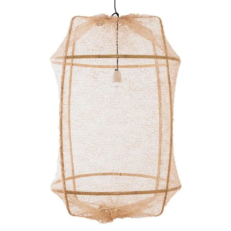 Lámpara de techo Z2 rubia, sisal té