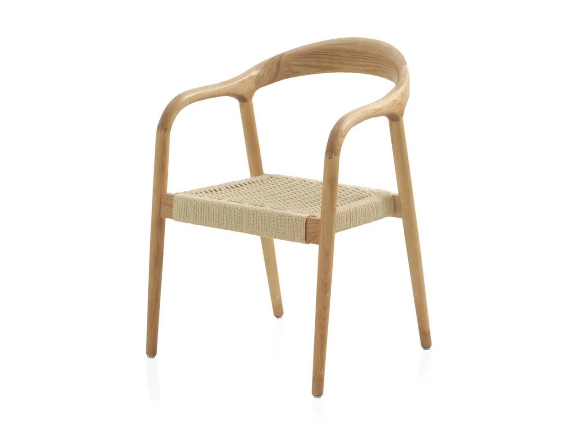 Silla de fresno y cuerda natural
