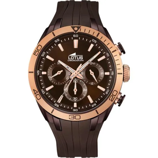RELOJ DE HOMBRE LOTUS CON ESFERA MARRÓN 18194/1
