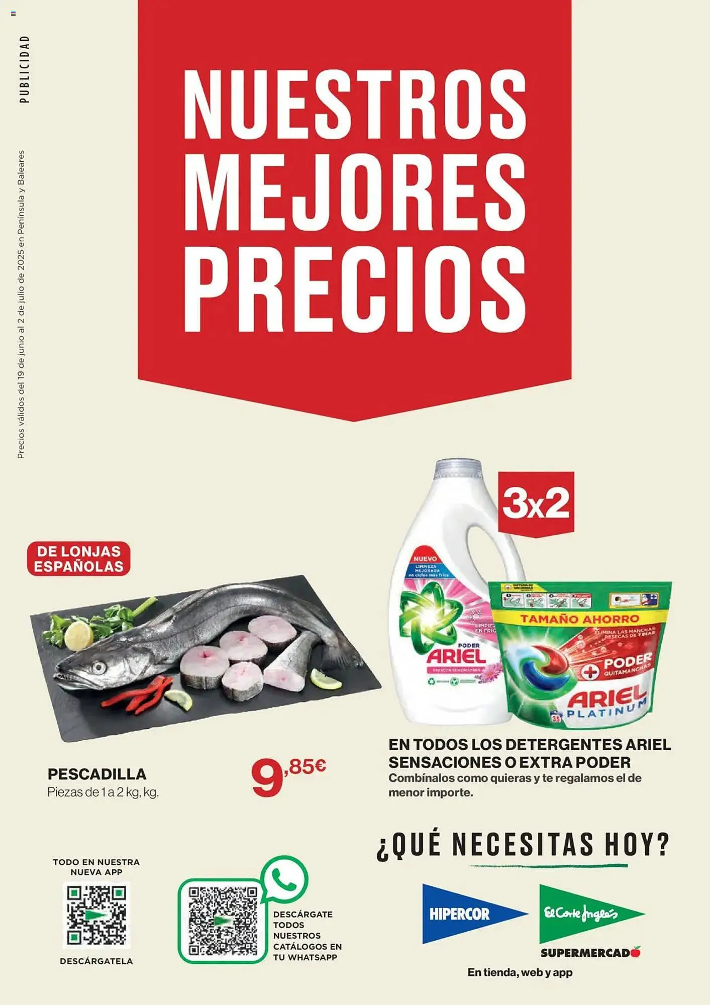 Catálogo de Folleto Hipercor 19 de junio al 2 de julio 2025 - Página 1