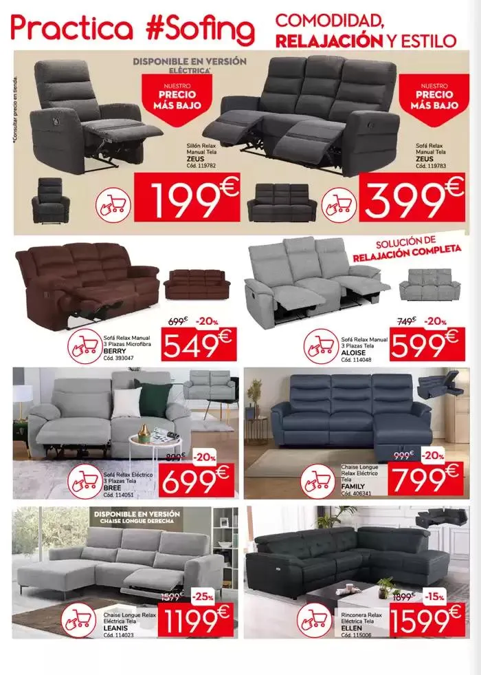 Catálogo de Hasta -50% dto. en sofás 28 de febrero al 26 de marzo 2025 - Página 6