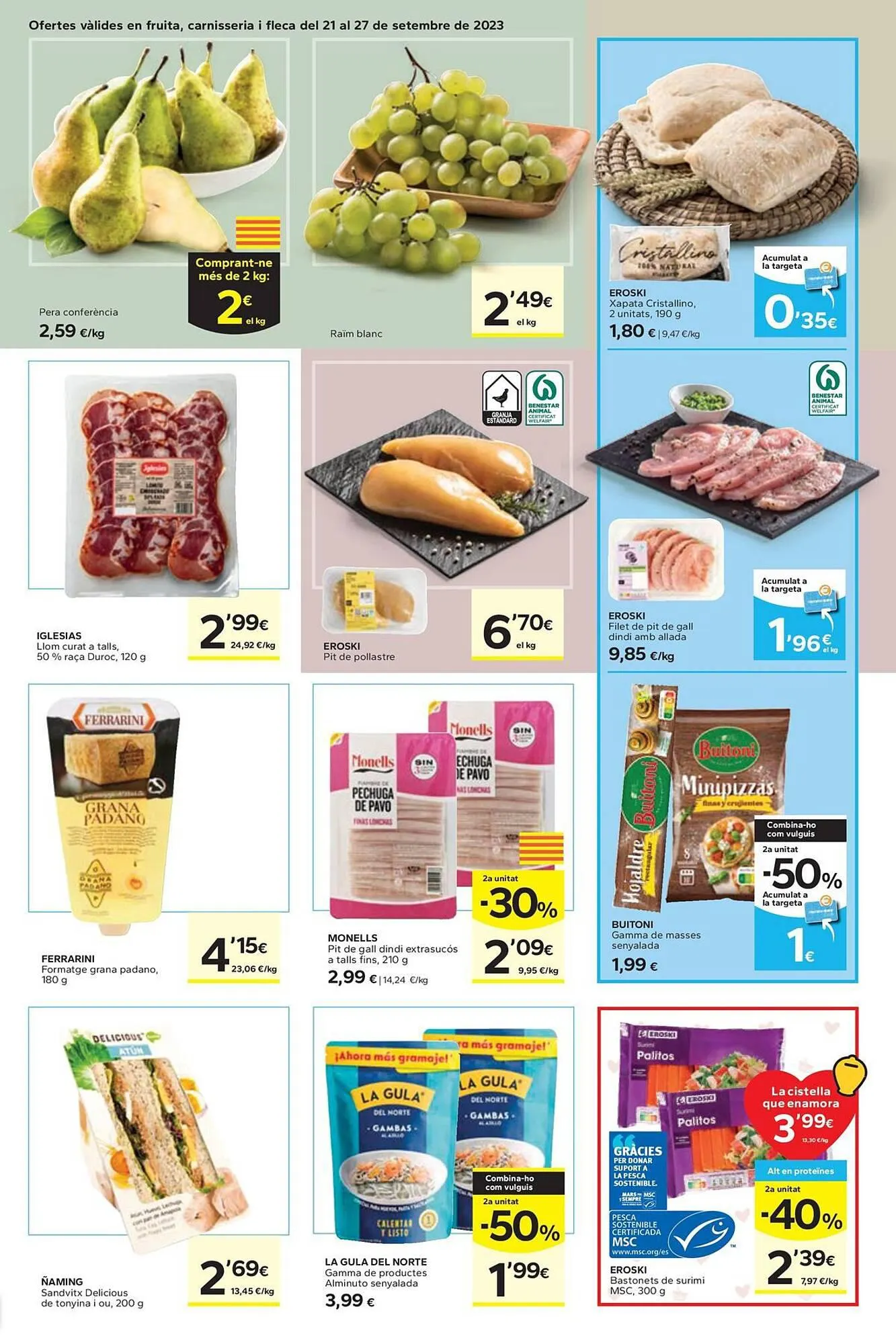 Catálogo de Folleto Caprabo 21 de septiembre al 4 de octubre 2023 - Página 3