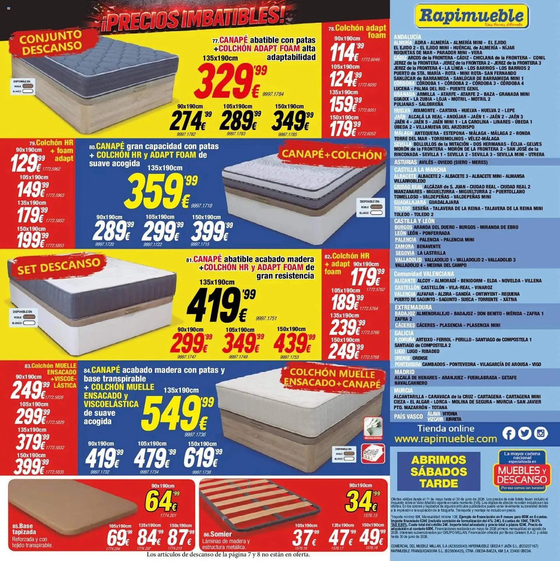 Catálogo de Catálogo Rapimueble 11 de mayo al 30 de junio 2026 - Página 8