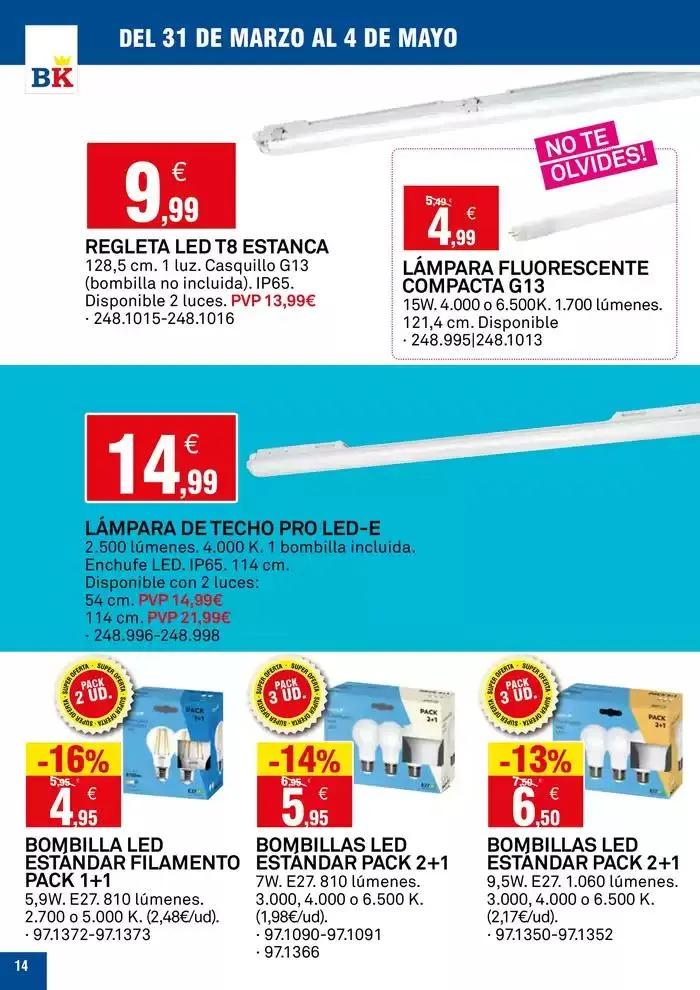 Catálogo de Válido del 31 de marzo al 4 de mayo 31 de marzo al 4 de mayo 2025 - Página 14