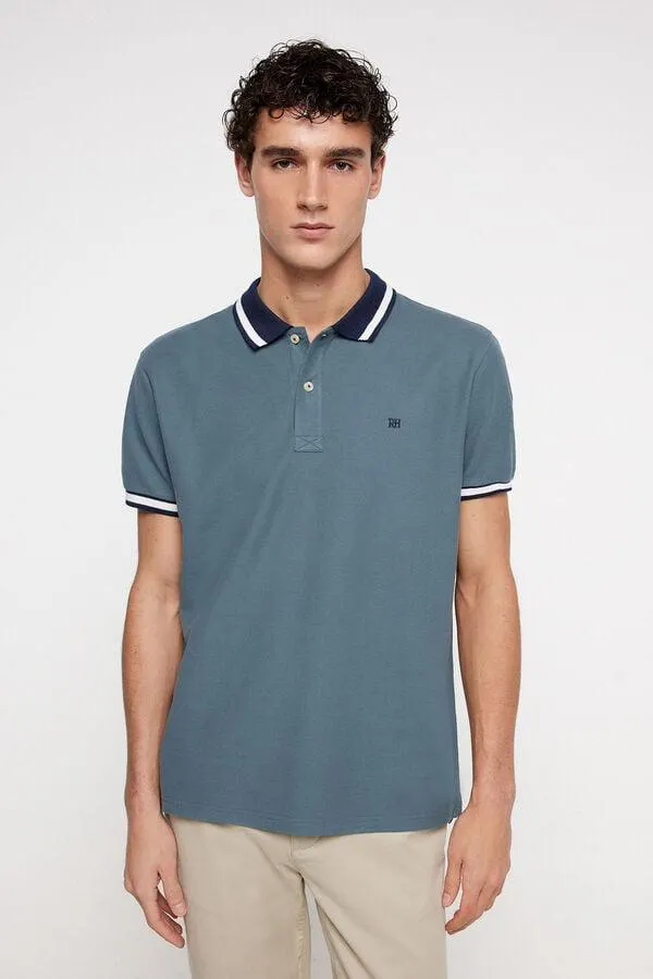 Polo PDH cuello a contraste
