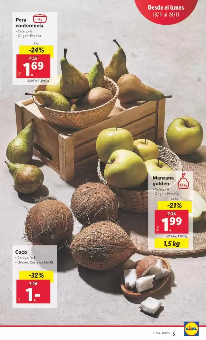 Catálogo de № 1 PRECIO 18 de noviembre al 24 de noviembre 2024 - Página 5