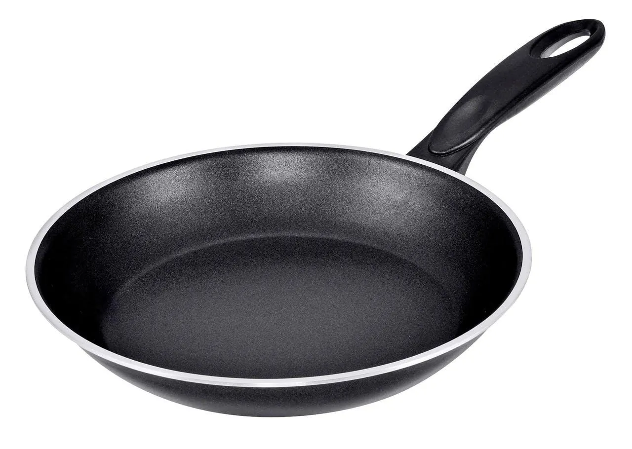 aro Sartén, aluminio, Ø 28 cm, recubrimiento antiadherente, negro