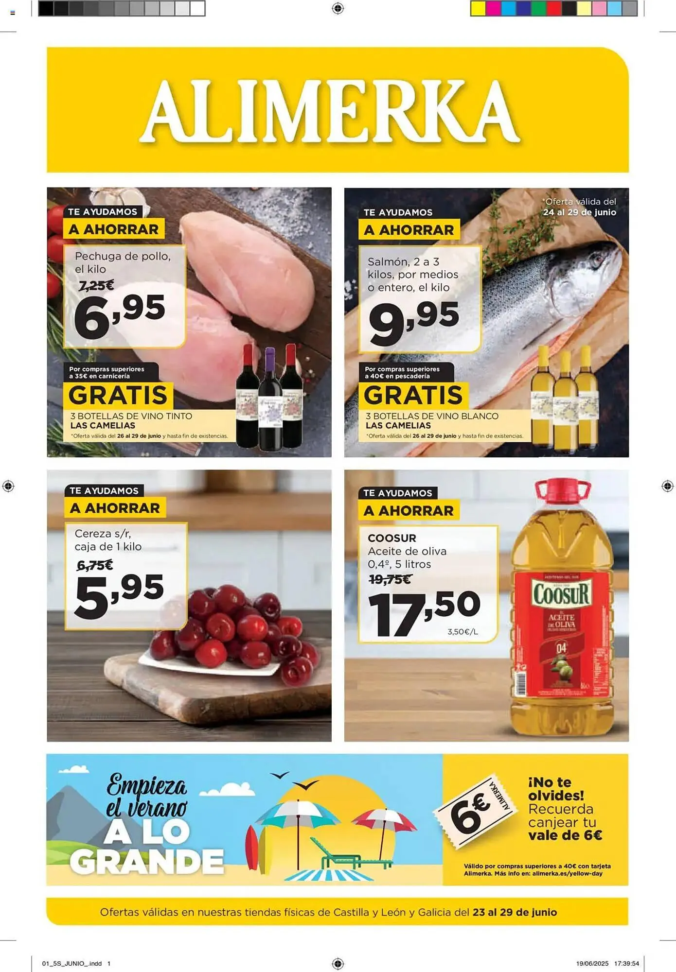 Catálogo de Folleto Alimerka 23 de junio al 29 de junio 2025 - Página 1