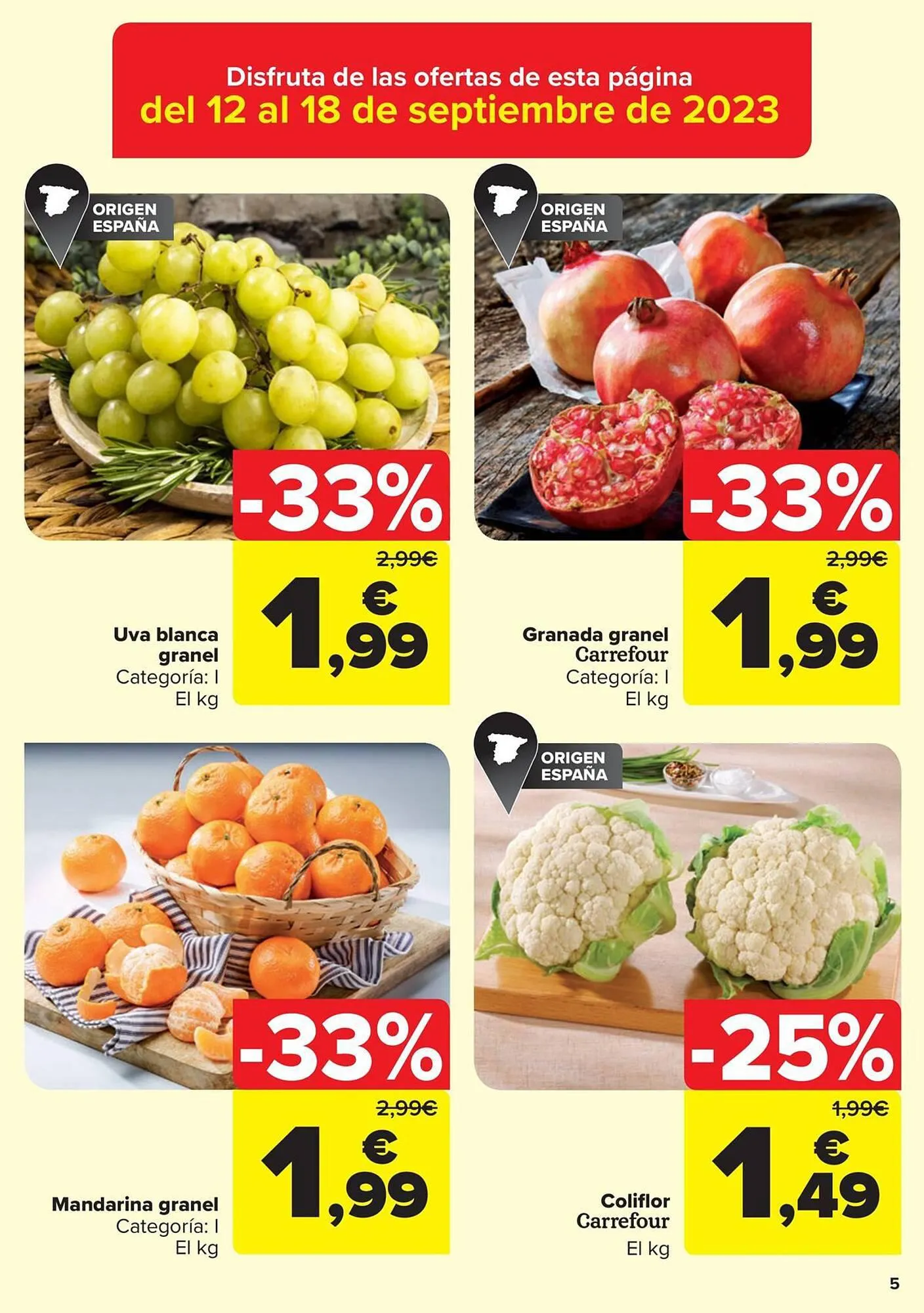 Catálogo de Folleto Carrefour 12 de septiembre al 25 de septiembre 2023 - Página 5