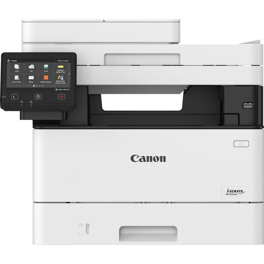 Impresora láser inalámbrica todo en uno en blanco y negro i-SENSYS MF455dw de Canon