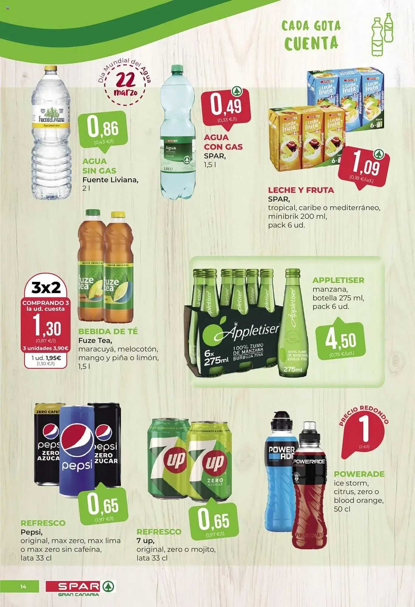 Catálogo de Folleto SPAR Gran Canaria 21 de marzo al 3 de abril 2025 - Página 14