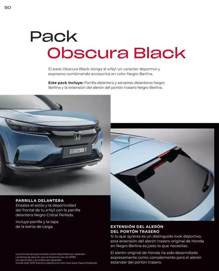 Catálogo de Honda E:Ny1 30 de agosto al 30 de junio 2025 - Página 50