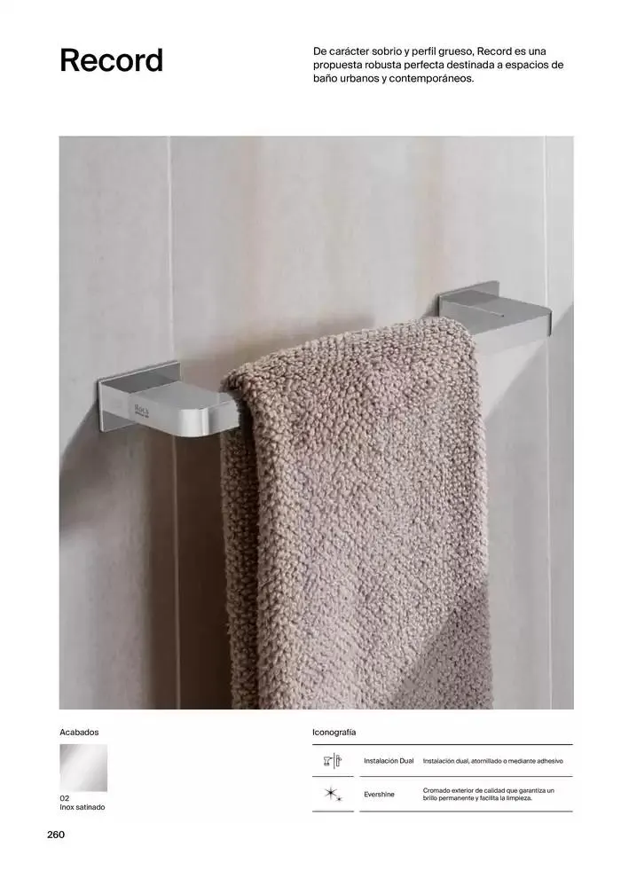 Catálogo de Colecciones de Baño, Muebles y Accesorios 9 de enero al 31 de diciembre 2025 - Página 262