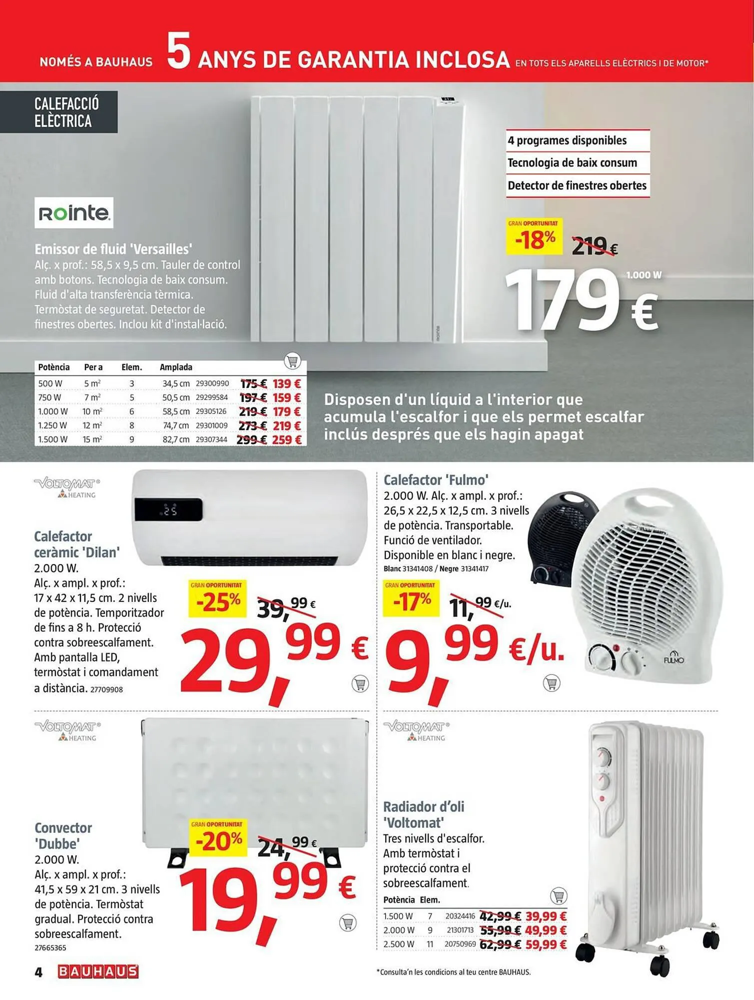 Catálogo de Folleto Bauhaus 2 de enero al 24 de enero 2024 - Página 4