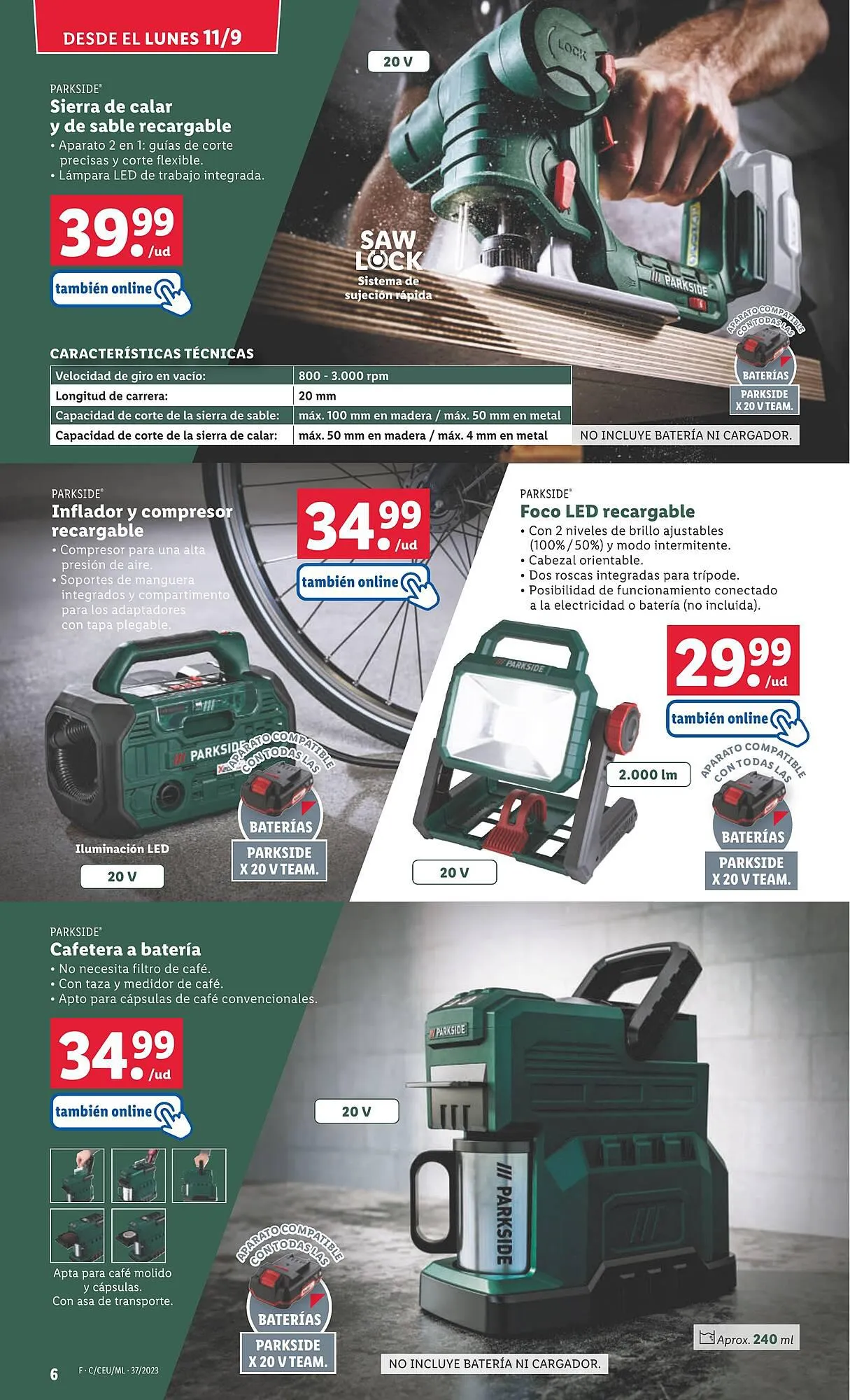 Catálogo de Folleto Lidl 11 de septiembre al 17 de septiembre 2023 - Página 6