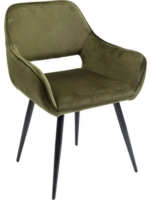 Silla rep. San Francisco verde oscuro