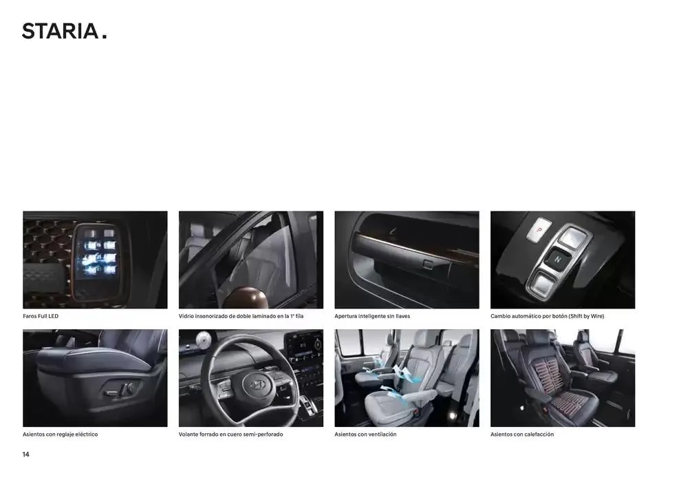Catálogo de Hyundai - STARIA Híbrido eléctrico 23 de enero al 23 de enero 2026 - Página 14