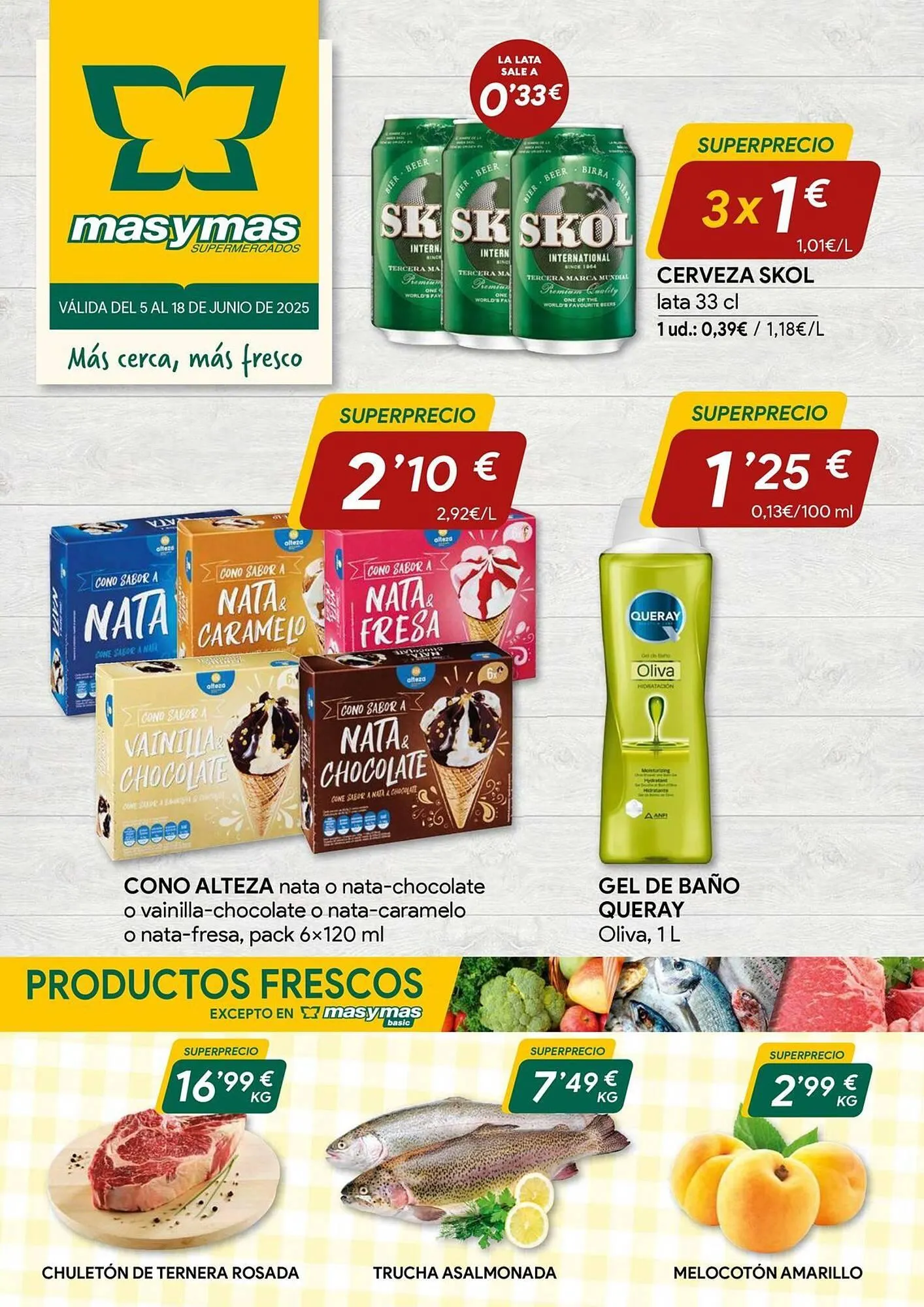 Catálogo de Folleto Masymas 5 de junio al 18 de junio 2025 - Página 1