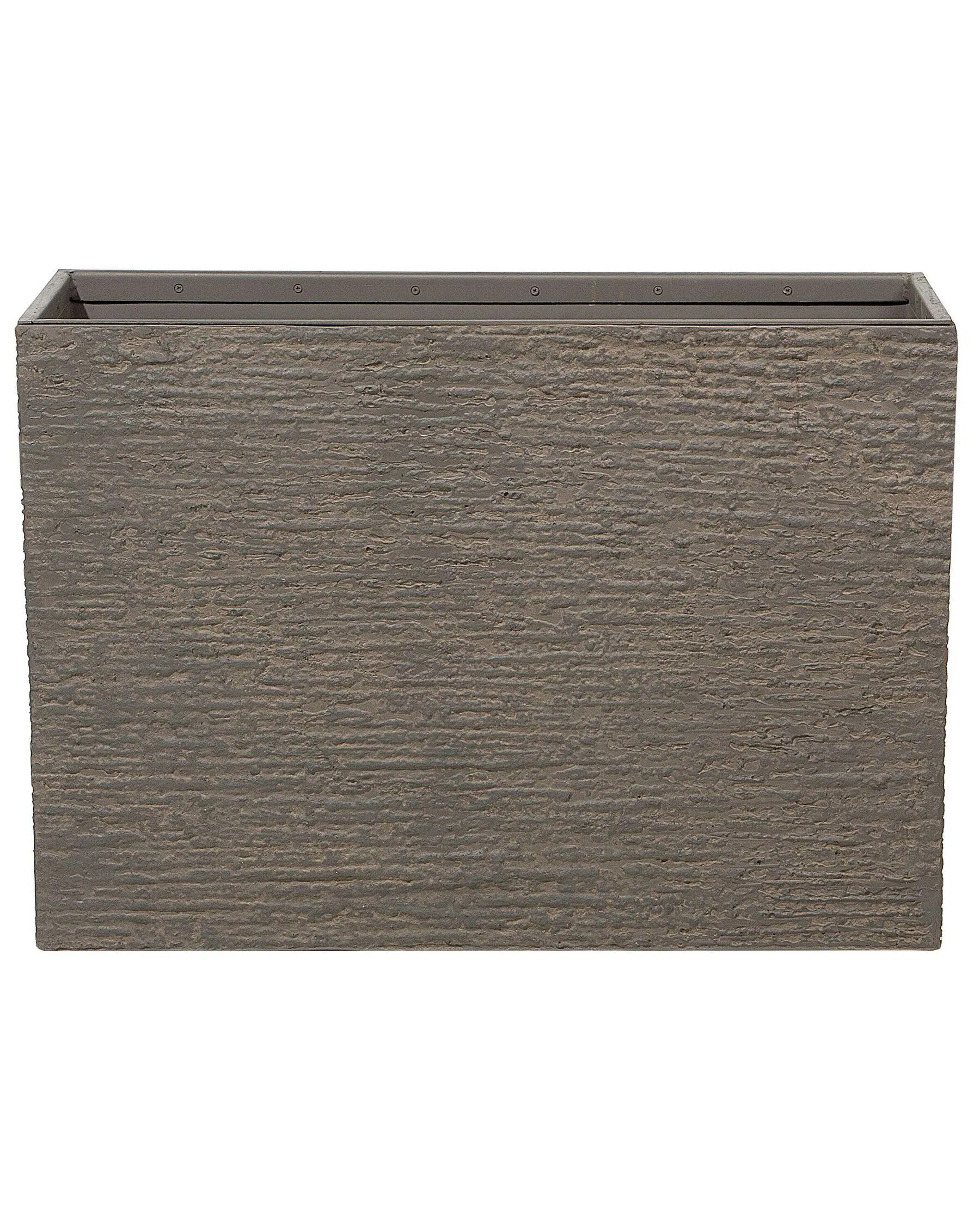 Maceta EDESSA Piedra 80 cm Marrón oscuro