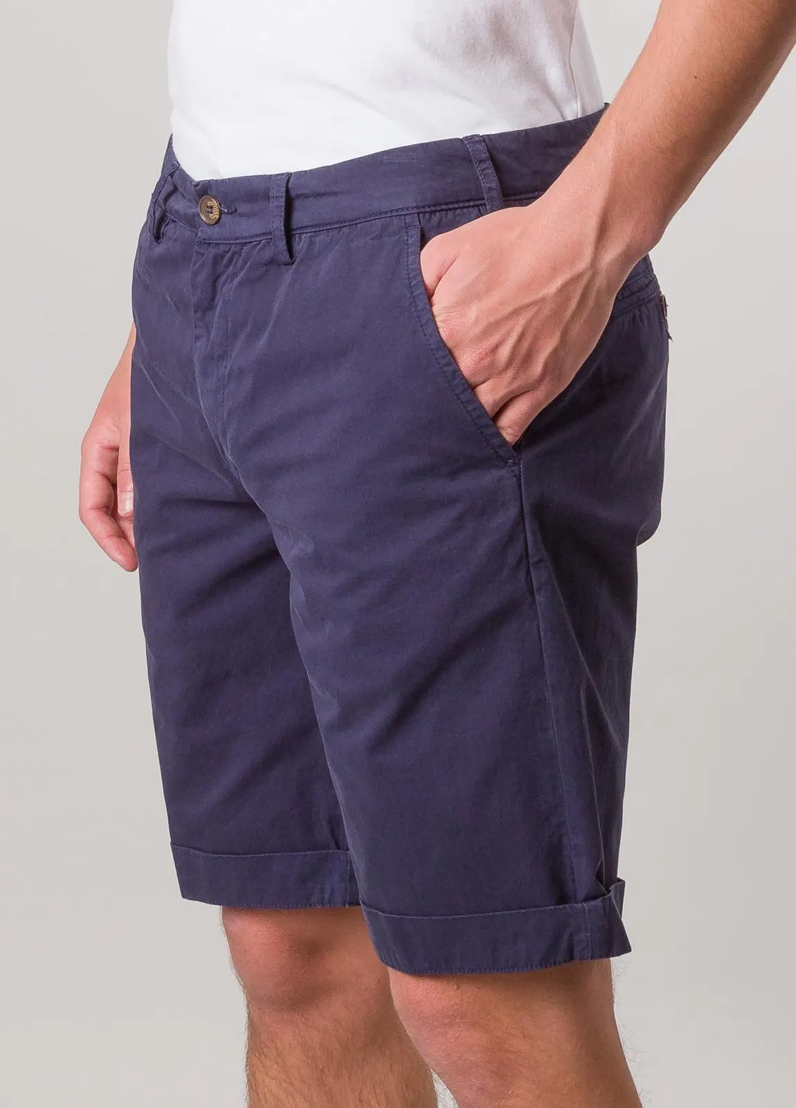 Bermuda FUREST COLECCION algodón color marino.