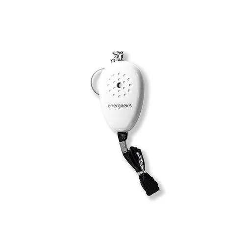 Alarma personal plastico blanco energeeks eg-alv001