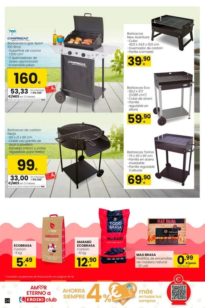 Catálogo de Vive el verano HIPERMERCADOS EROSKI 13 de junio al 10 de julio 2024 - Página 24