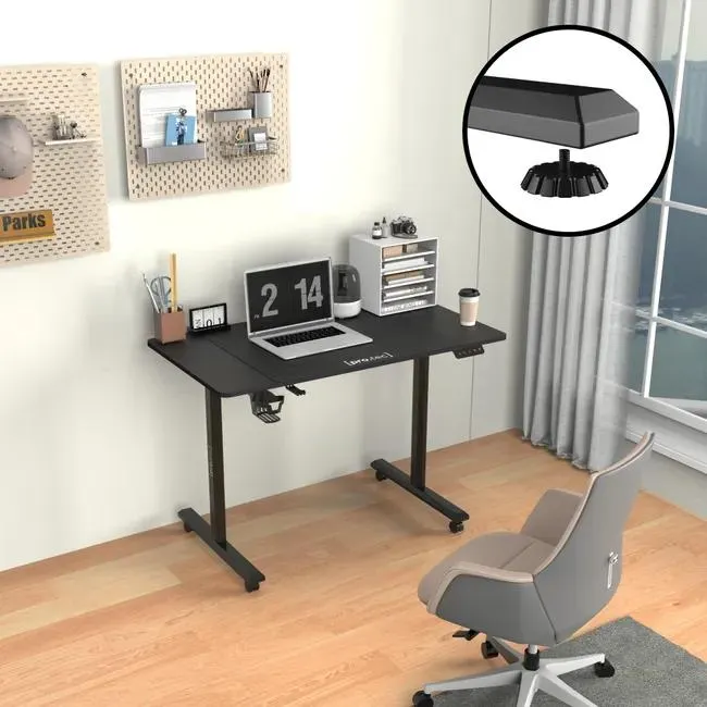 Escritorio ajustable en altura Pomona 110x60cm - Negro [pro.tec]