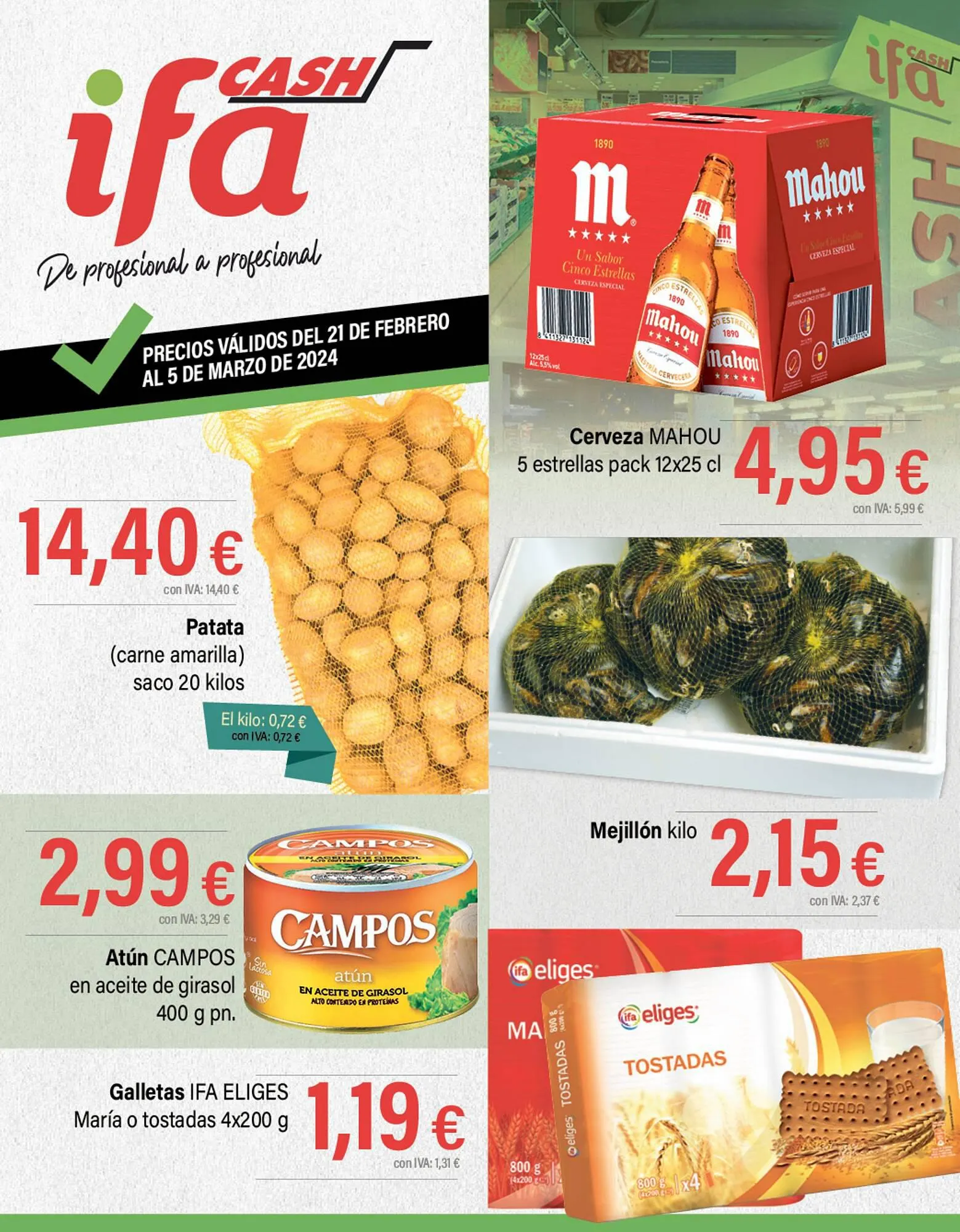 Catálogo de Folleto Cash Ifa 21 de febrero al 5 de marzo 2024 - Página 1
