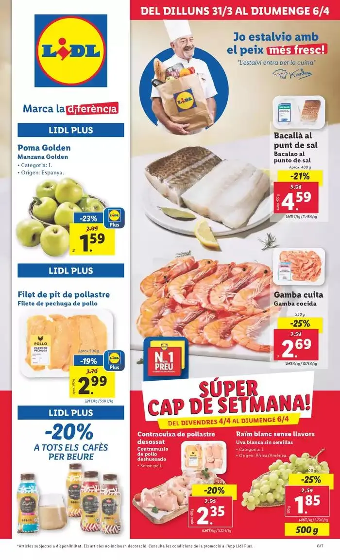 Catálogo de № 1 PRECIO - Ofertas válidas del 31/03 al 06/04 31 de marzo al 6 de abril 2025 - Página 1