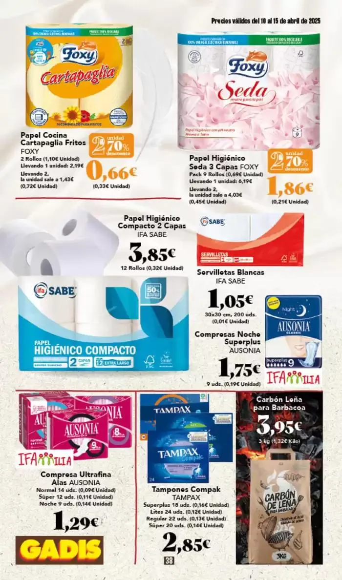 Catálogo de Precios válidos del 10 al 15 abril 10 de abril al 15 de abril 2025 - Página 38