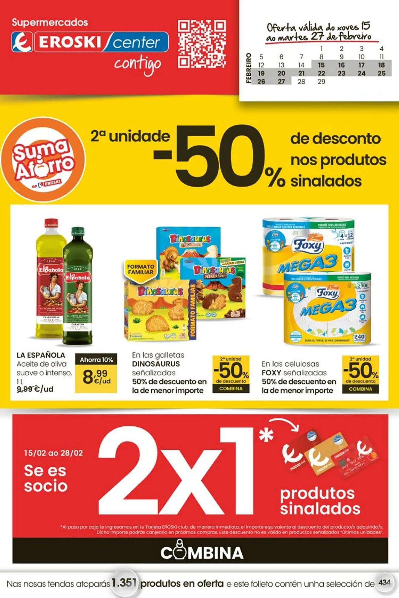 Catálogo de Folleto Eroski center 15 de febrero al 28 de febrero 2024 - Página 1