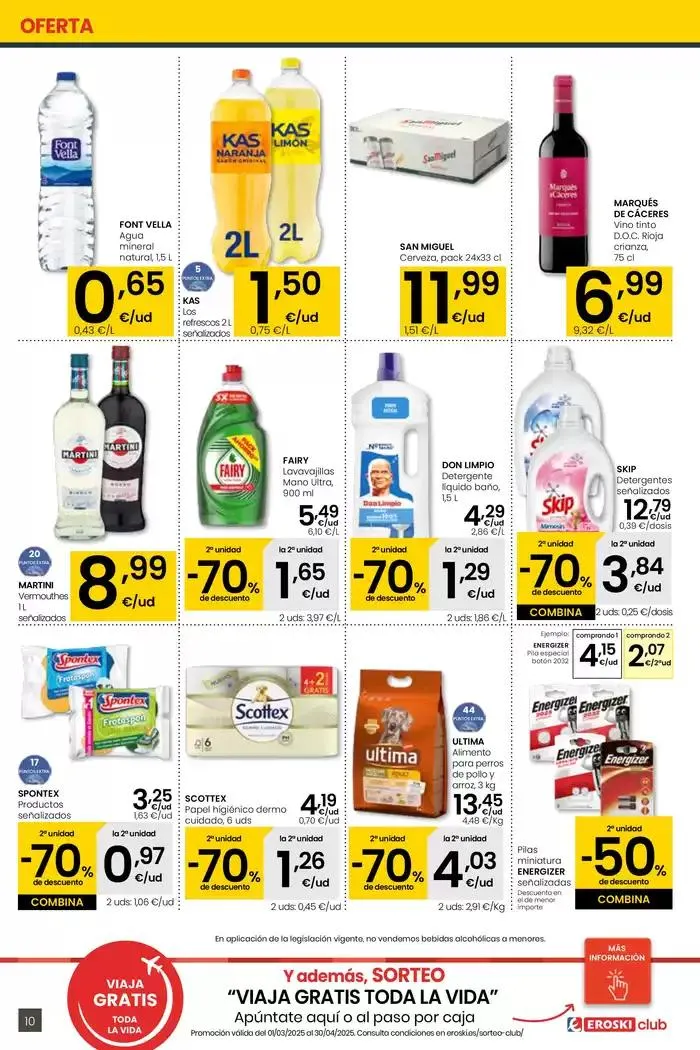 Catálogo de Precio más bajo SUPERMERCADOS EROSKI 27 de marzo al 8 de abril 2025 - Página 10