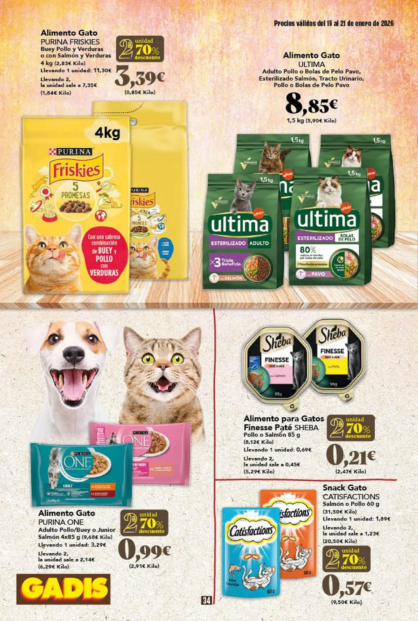 Catálogo de Folleto Gadis 15 de enero al 21 de enero 2026 - Página 34