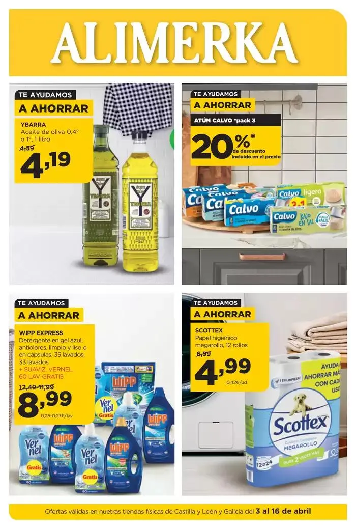 Catálogo de Ofertas válidas en Castilla y León y Galicia del 3 al 16 de abril 3 de abril al 16 de abril 2025 - Página 1