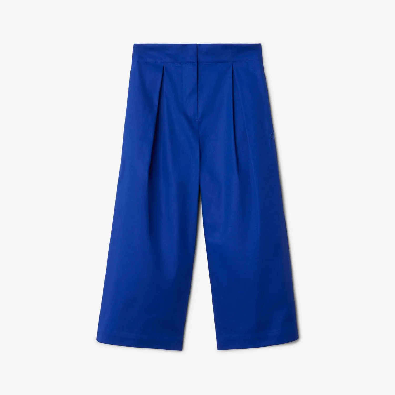 Pantalones en algodón con pinzas