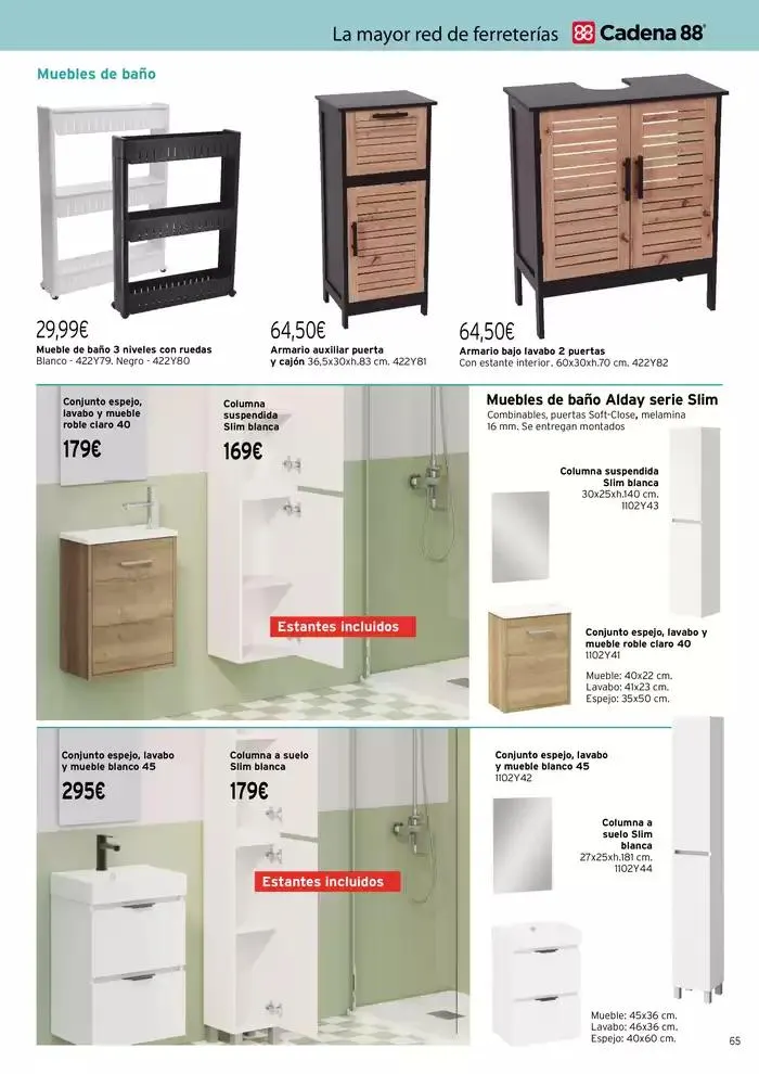 Catálogo de Renovación y mantenimiento del hogar 1 de enero al 31 de diciembre 2025 - Página 65