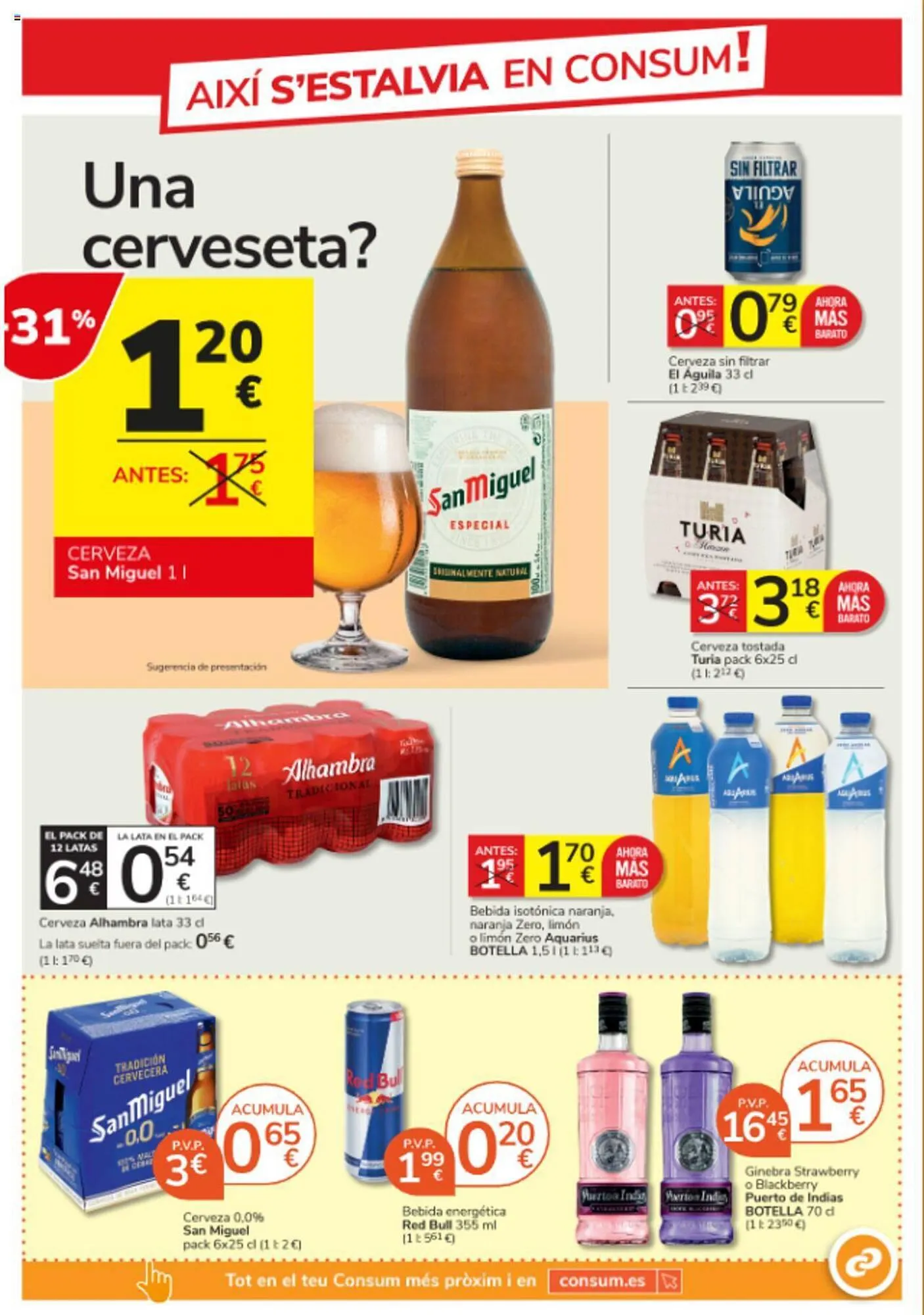 Catálogo de Folleto Consum 31 de agosto al 27 de septiembre 2023 - Página 21