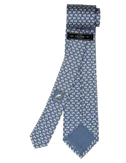 Corbata vespas Azul/rosa