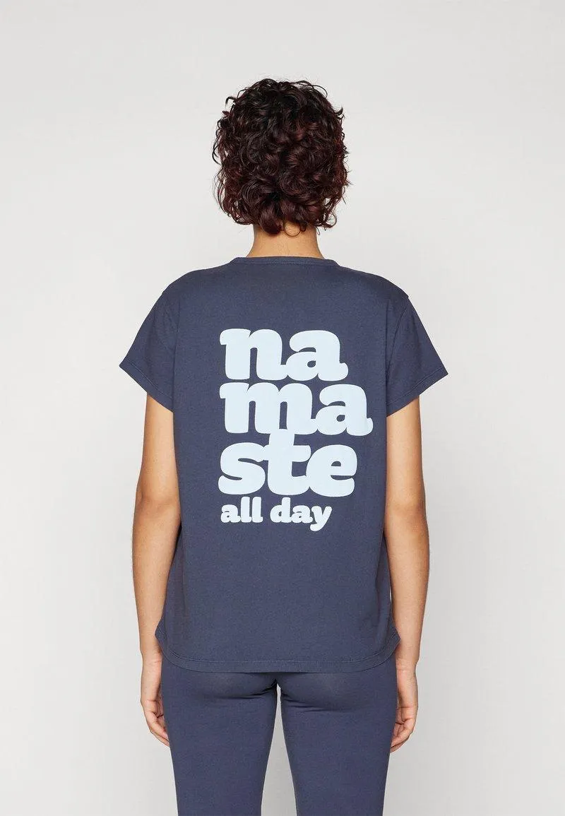 BIONAMA - Camiseta estampada - navy