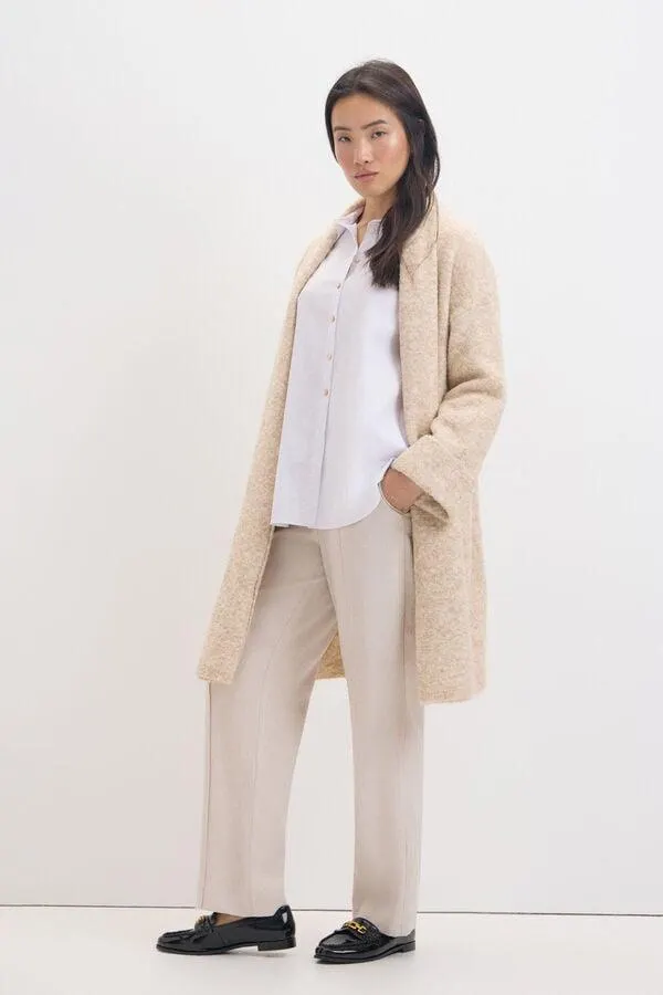 Cardigan abrigo bouclé