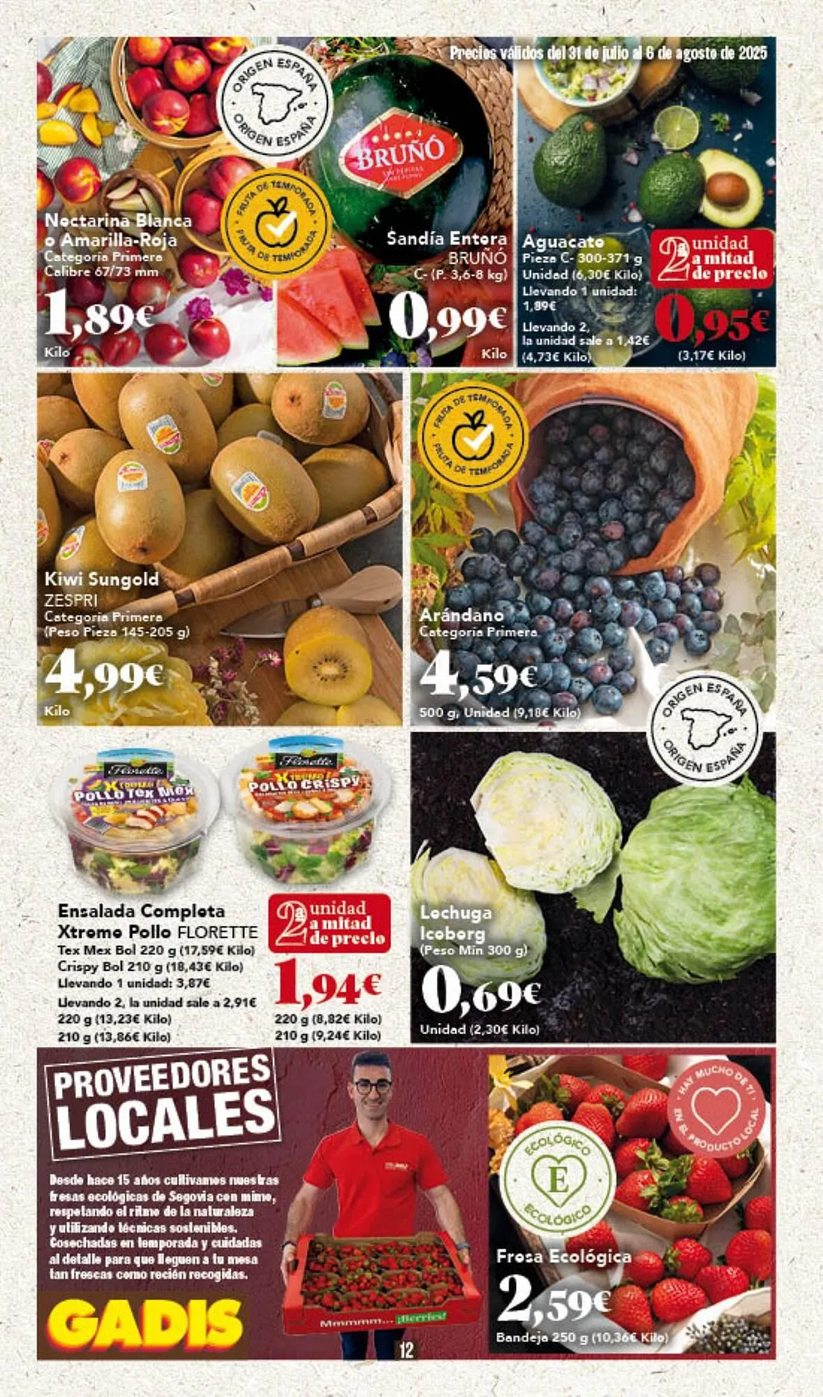 Catálogo de Folleto Gadis 31 de julio al 6 de agosto 2025 - Página 12
