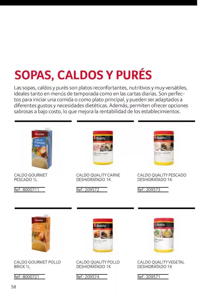 Catálogo de Nuestra selección de hostelería 1 de marzo al 30 de abril 2025 - Página 58