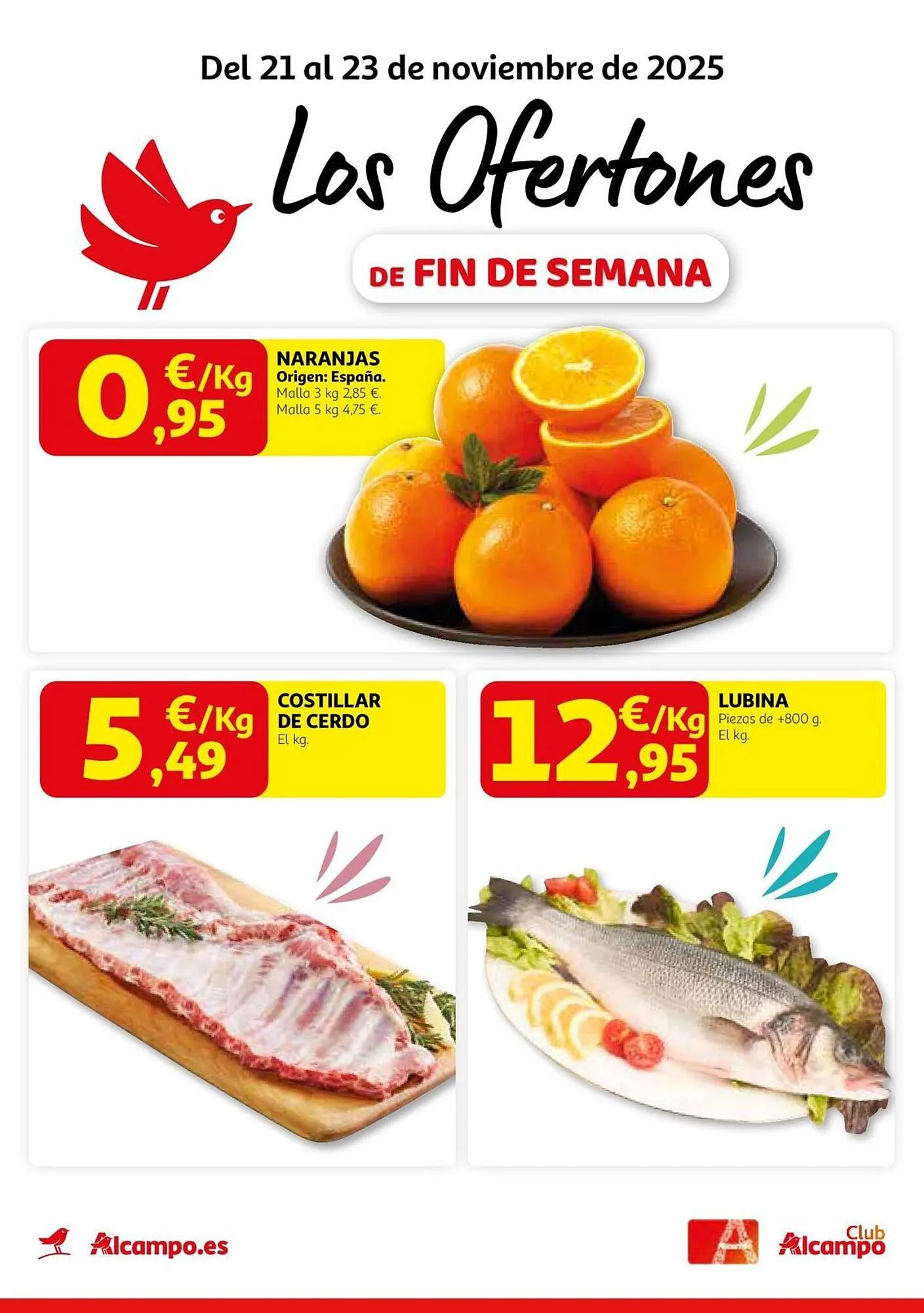 Catálogo de Folleto Alcampo 21 de noviembre al 23 de noviembre 2025 - Página 1