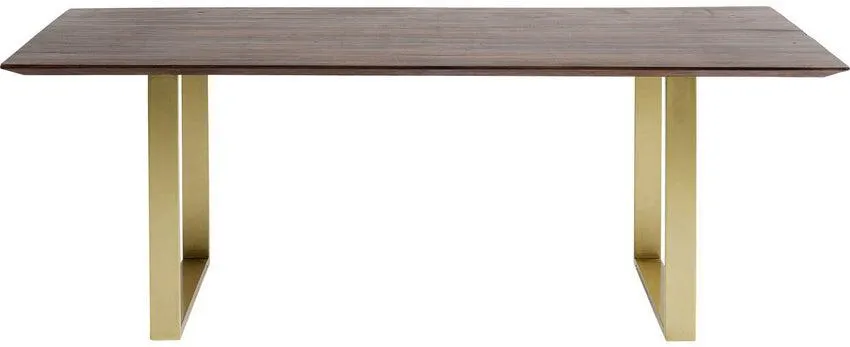 Mesa Symphony oscuro latón 160x80