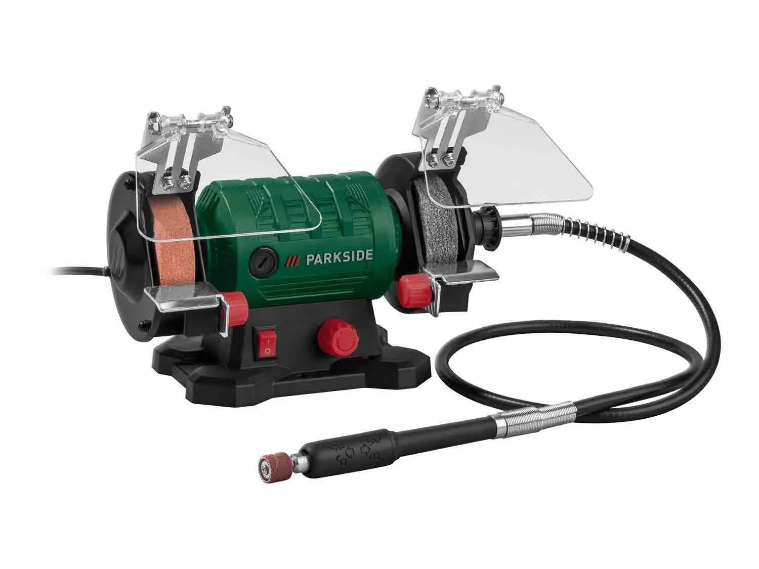 Esmeriladora doble con eje flexible 120 W