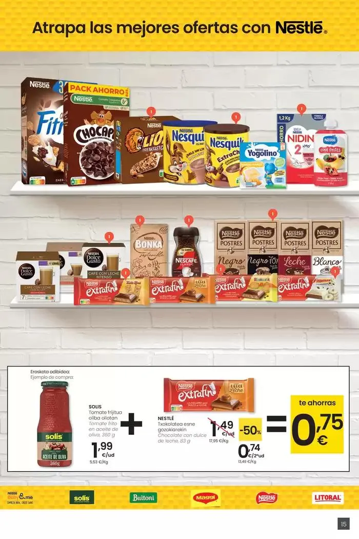 Catálogo de Prezio merkeagoa HIPERMERKATUAK EROSKI 27 de marzo al 8 de abril 2025 - Página 15