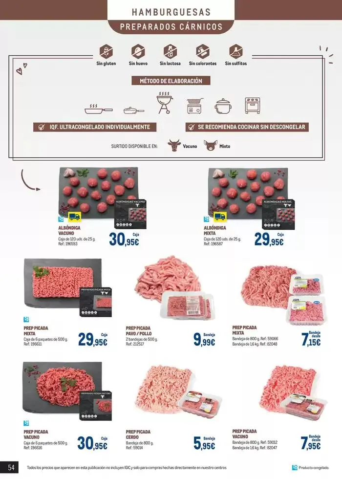Catálogo de Especial Carnes Canarias 7 de abril al 4 de mayo 2025 - Página 54
