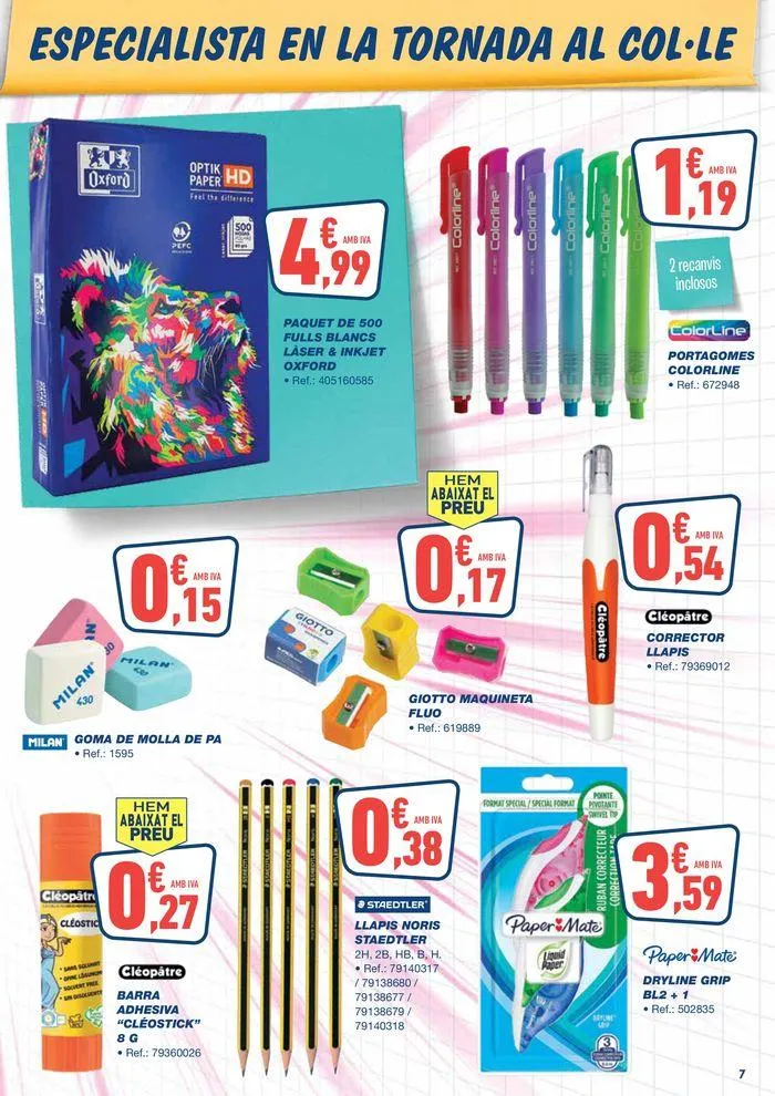 Catálogo de Tornem al col.le a preus de bojos! 22 de agosto al 9 de septiembre 2024 - Página 7