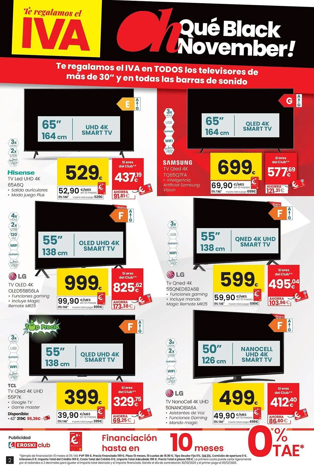 Catálogo de Folleto Eroski 30 de octubre al 12 de noviembre 2025 - Página 2