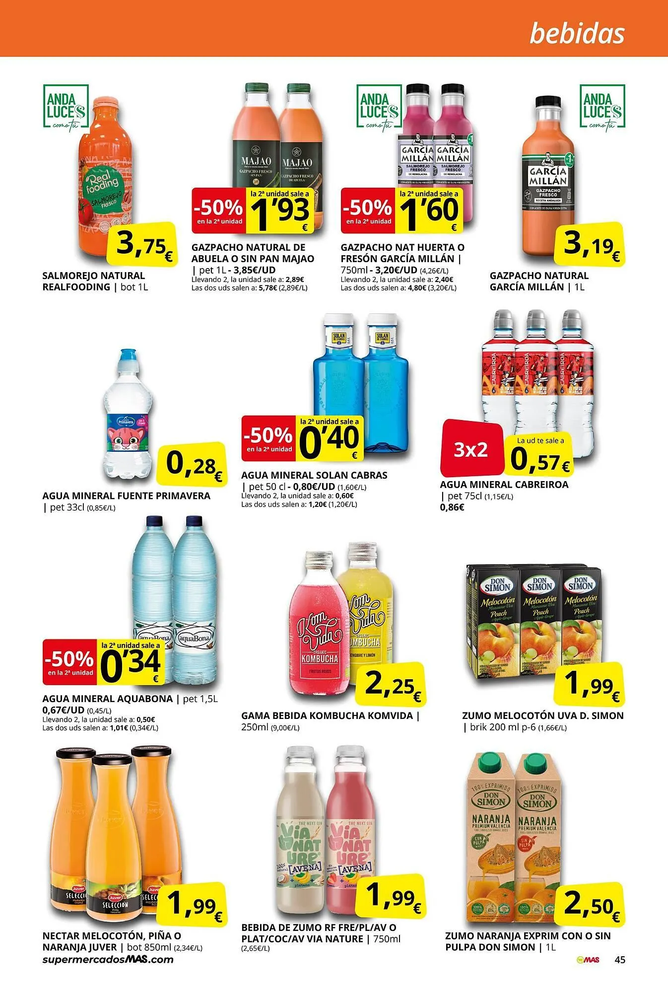 Catálogo de Folleto Supermercados MAS 30 de abril al 28 de mayo 2026 - Página 45